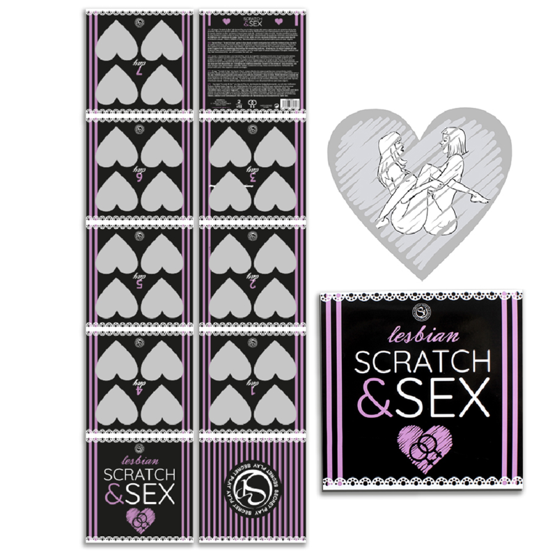 SECRETPLAY - SCRATCH & SEX GAME FOR COUPLES LESBIAN POSITIONS (ES/EN/FR/PT/DE) - My naughty haven #