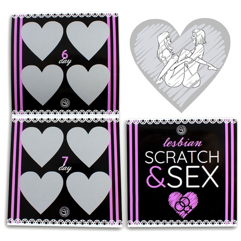 SECRETPLAY - SCRATCH & SEX GAME FOR COUPLES LESBIAN POSITIONS (ES/EN/FR/PT/DE) - My naughty haven #