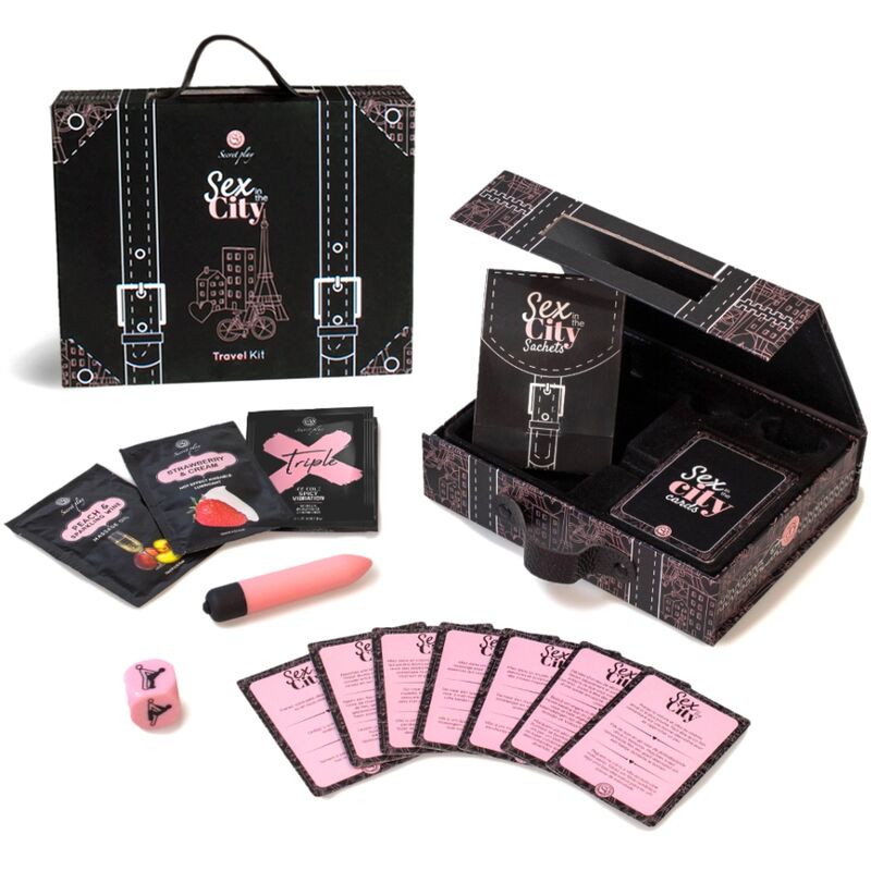 SECRETPLAY - SEX IN THE CITY TRAVEL KIT (ES/EN/DE/FR/NL/PT) - My naughty haven #