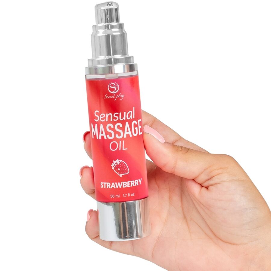 SECRETPLAY - STRAWBERRY MASSAGE OIL - My naughty haven #