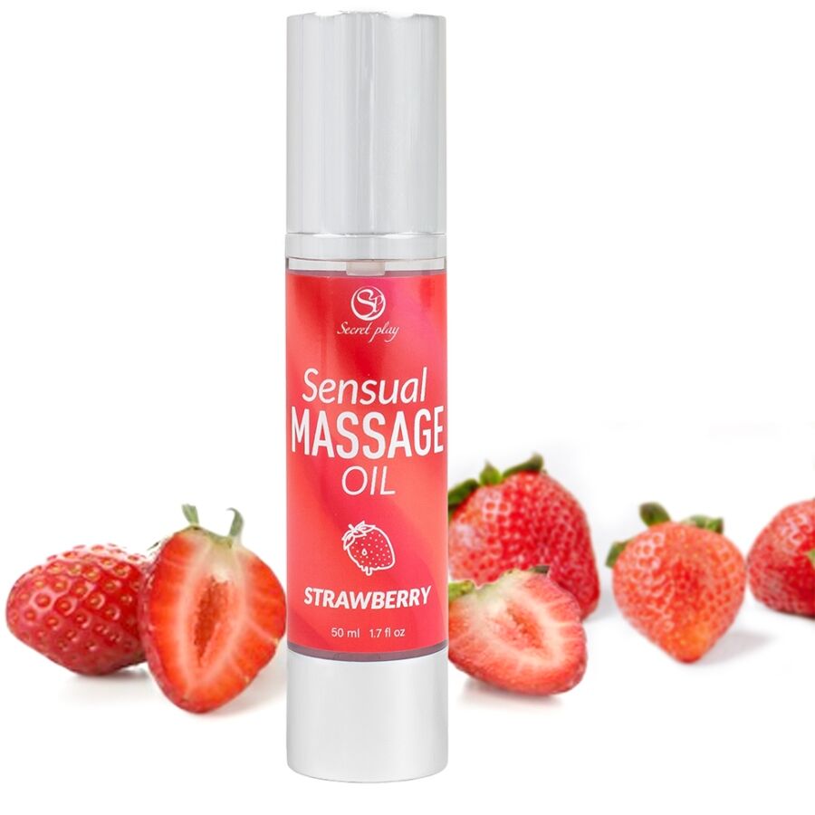SECRETPLAY - STRAWBERRY MASSAGE OIL - My naughty haven #
