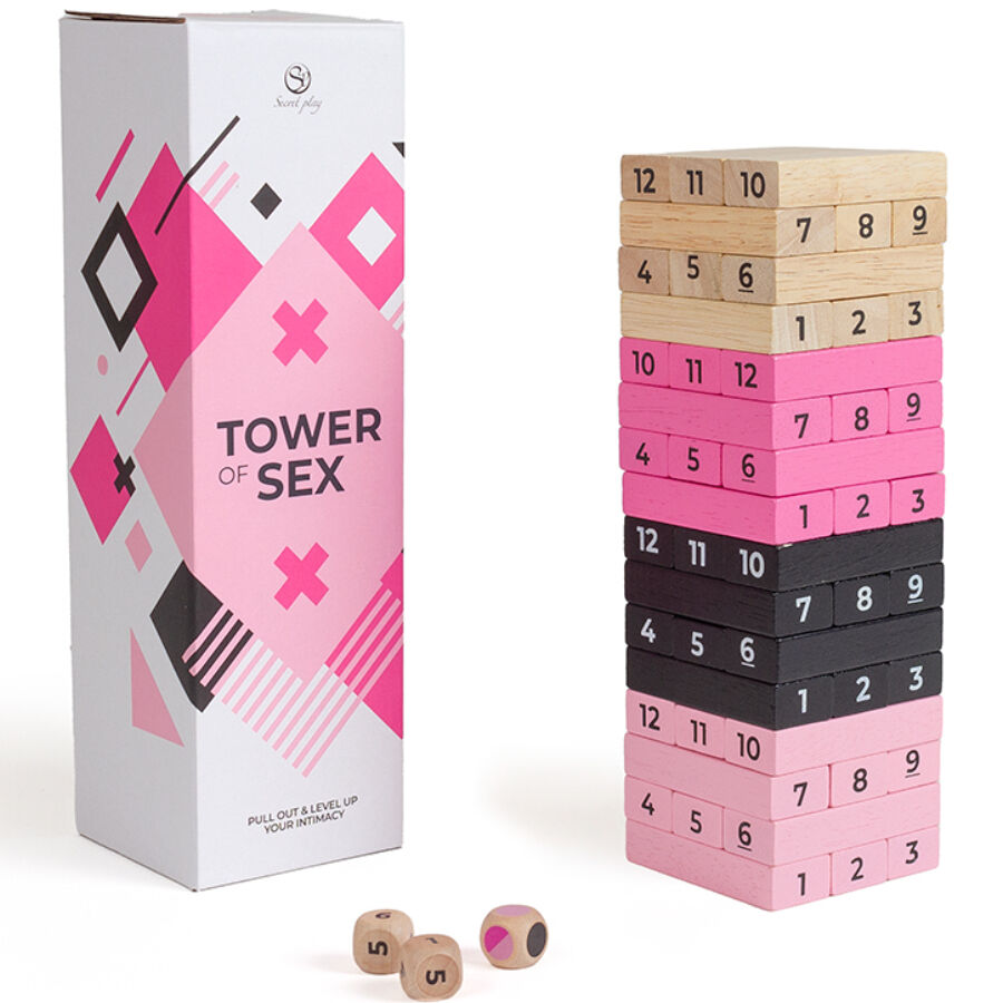 SECRETPLAY - TOWER OF SEX WOODEN GAME - My naughty haven #