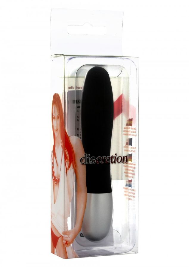 SEVEN CREATIONS - DISCRETION BLACK VIBRATOR - My naughty haven #