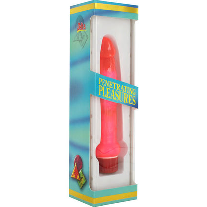SEVEN CREATIONS - JELLY THIN PINK ANAL VIBRATOR - My naughty haven #