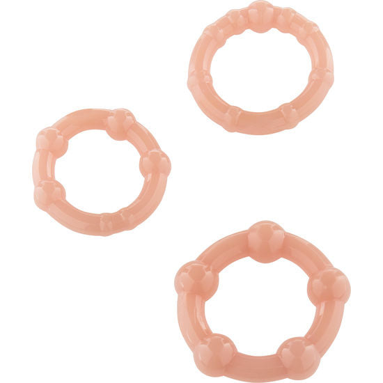 SEVEN CREATIONS - SET OF THREE SKIN PENIS RINGS - My naughty haven #