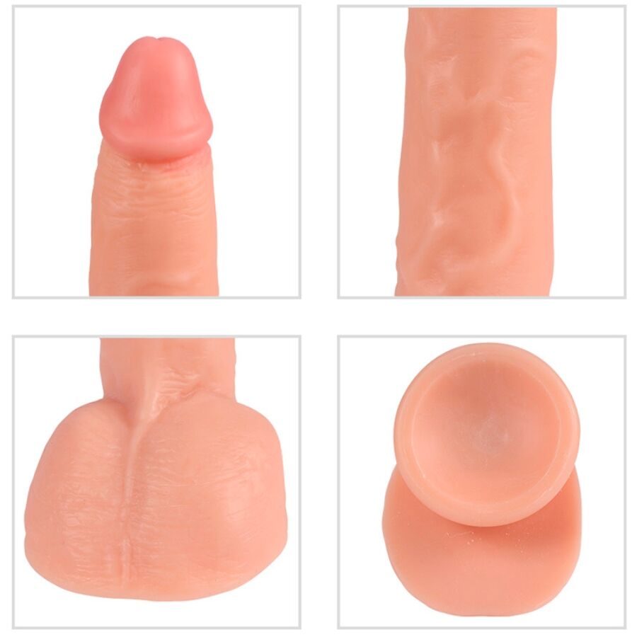 SHEQU - BEAST VIBRATING DILDO WITH REMOTE CONTROL 24.5 CM - My naughty haven #