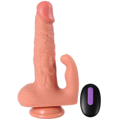 SHEQU - HAYDEN DILDO AND CLITORIS STIMULATOR WITH VIBRATION AND REMOTE CONTROL 16 CM - My naughty haven #