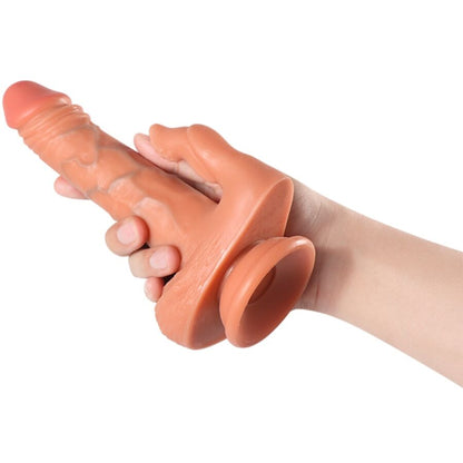 SHEQU - JULIAN DILDO AND CLITORIS STIMULATOR WITH VIBRATION AND REMOTE CONTROL 16 CM - My naughty haven #