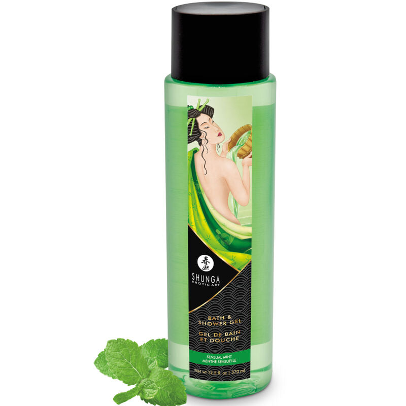 SHUNGA - BATH & SHOWER GEL SENSUAL MINT 370 ML - My naughty haven #
