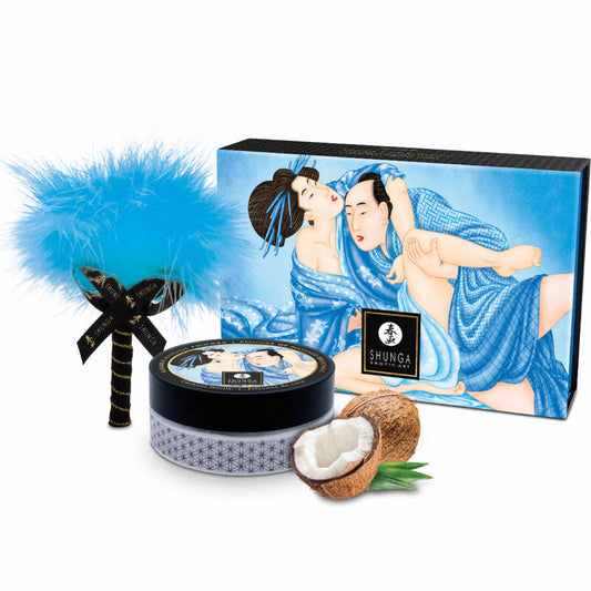 SHUNGA - EDIBLE COCONUT MASSAGE POWDER KIT - My naughty haven #