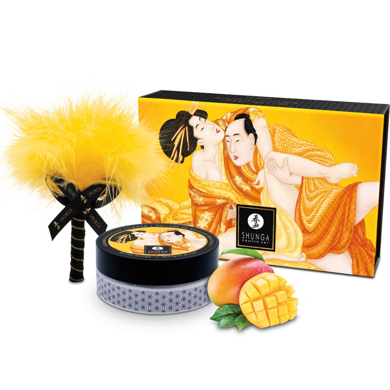 SHUNGA - EDIBLE MASSAGE POWDER KIT MANGO - My naughty haven #