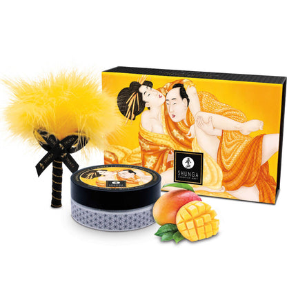 SHUNGA - EDIBLE MASSAGE POWDER KIT MANGO - My naughty haven #