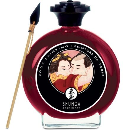 SHUNGA - STRAWBERRY AND CAVA BODY PAINTING - My naughty haven #