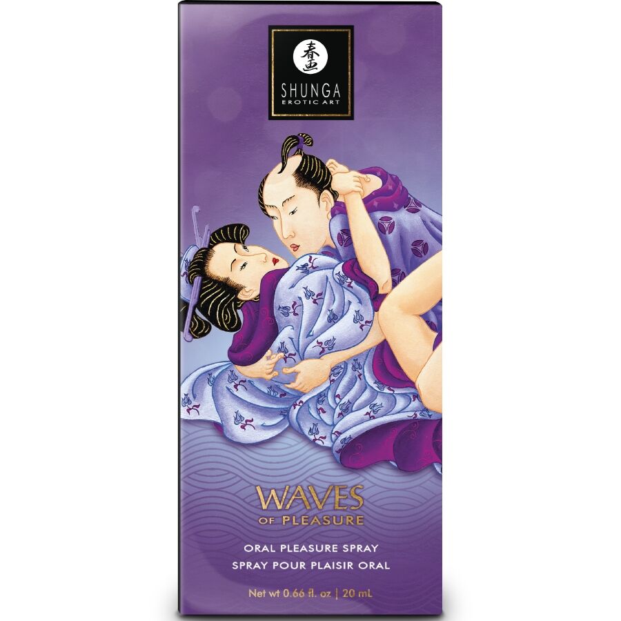 SHUNGA - WAVES PLEASURE SPRAY ORAL SEDUCTIVE EXOTIC FRUITS 20 ML - My naughty haven #