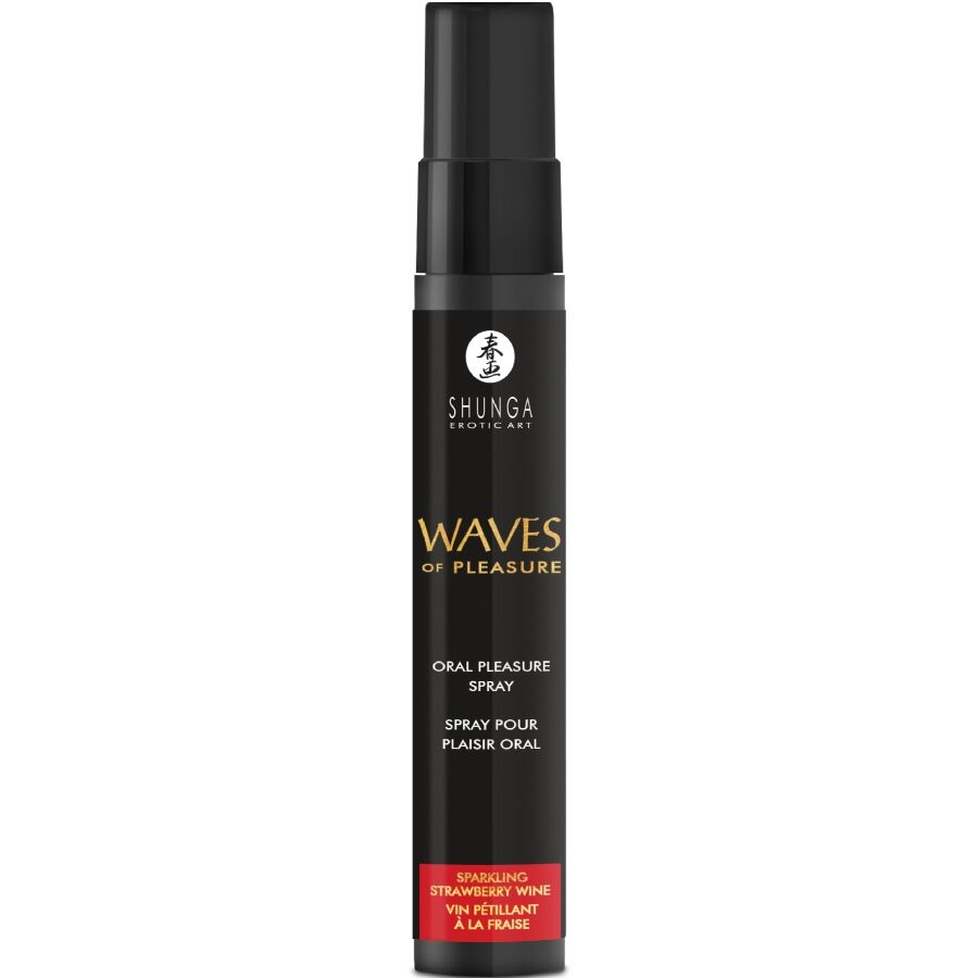 SHUNGA - WAVES PLEASURE SPRAY ORAL SEDUCTIVE STRAWBERRY 20 ML - My naughty haven #