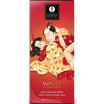 SHUNGA - WAVES PLEASURE SPRAY ORAL SEDUCTIVE STRAWBERRY 20 ML - My naughty haven #