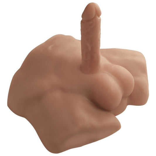 SILEXD - РЕАЛИСТИЧЕН ПОЛУМЪЖКИ ТОРС APOLLO , КАРАМЕЛЕН