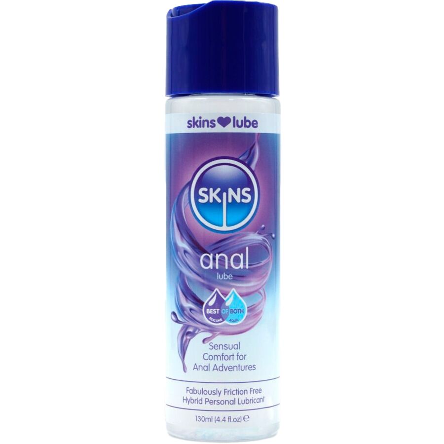 SKINS - ANAL HYBRID WATER & SILICONE-BASED LUBRICANT 130 ML - My naughty haven #