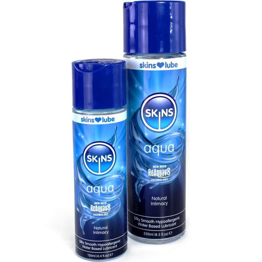 SKINS - AQUA WATER-BASED LUBRICANT 130 ML - My naughty haven #