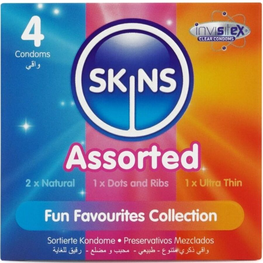 SKINS - ASSORTED PREMIUM CONDOMS PACK 4 - My naughty haven #