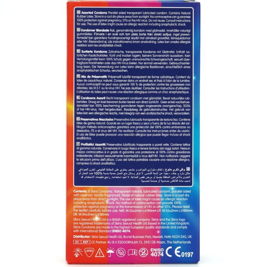 SKINS - ASSORTED PREMIUM CONDOMS PACK 8 - My naughty haven #