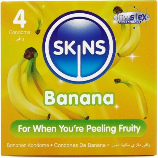 SKINS - BANANA PREMIUM CONDOMS PACK 4 - My naughty haven #
