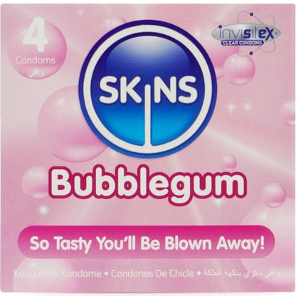 SKINS - BUBBLEGUM PREMIUM CONDOMS PACK 4 - My naughty haven #