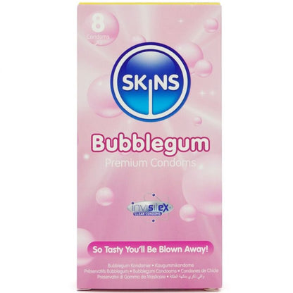 SKINS - BUBBLEGUM PREMIUM CONDOMS PACK 8 - My naughty haven #