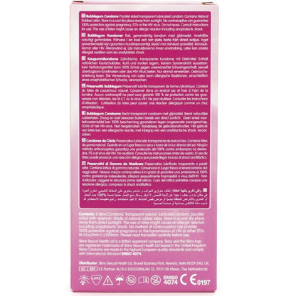 SKINS - BUBBLEGUM PREMIUM CONDOMS PACK 8 - My naughty haven #