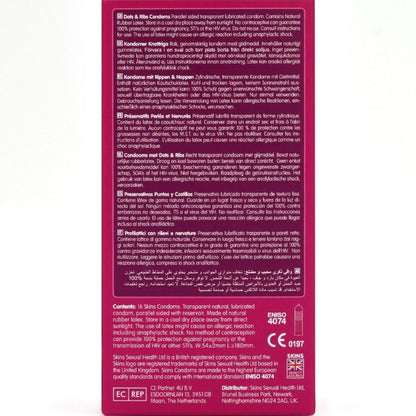 SKINS - DOTS & RIBS PREMIUM CONDOMS PACK 16 - My naughty haven #