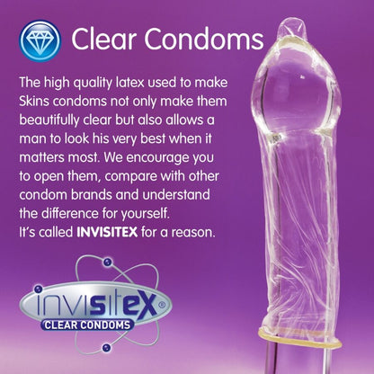 SKINS - EXTRA LARGE PREMIUM CONDOMS PACK 8 - My naughty haven #