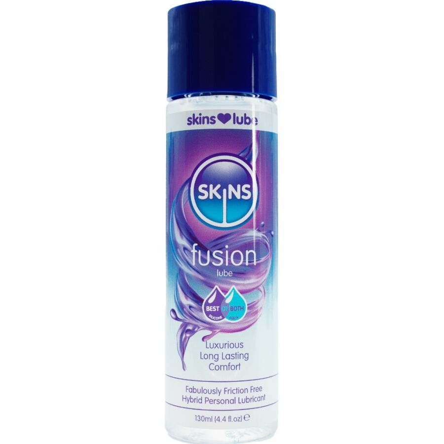 SKINS - FUSION HYBRID ЛУБРИКАНТ НА ​​ВОДА И СИЛИКОНОВА ОСНОВА 130 МЛ