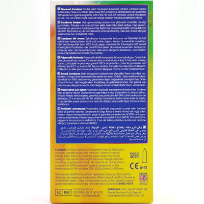 SKINS - MULTI FLAVORS PREMIUM CONDOMS PACK 16 - My naughty haven #