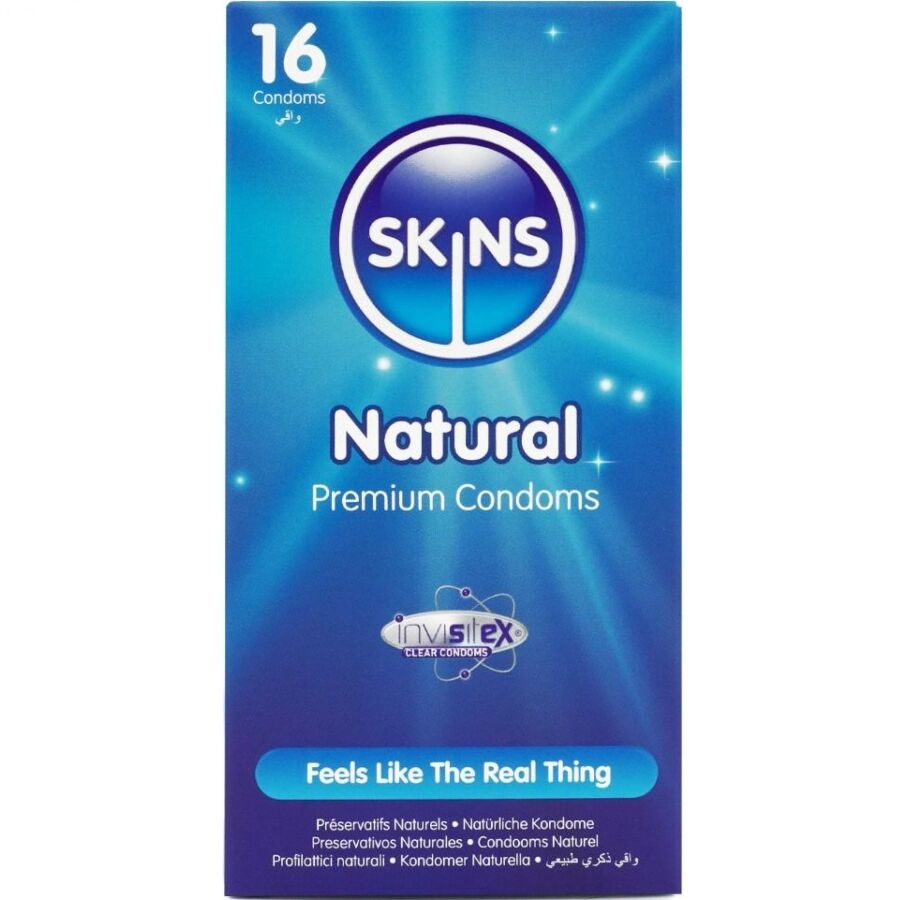 SKINS - NATURAL PREMIUM CONDOMS PACK 16 - My naughty haven #