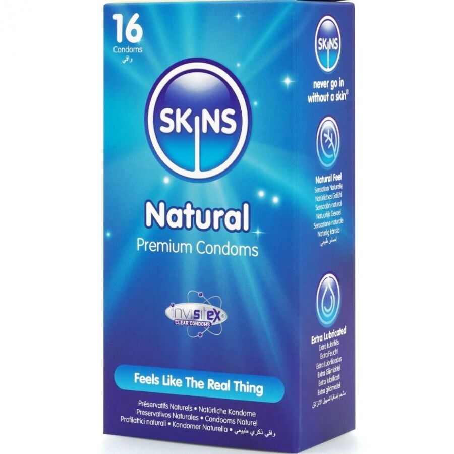SKINS - NATURAL PREMIUM CONDOMS PACK 16 - My naughty haven #