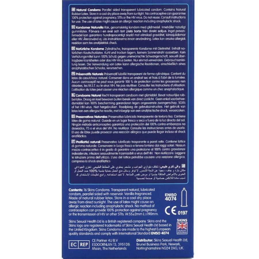 SKINS - NATURAL PREMIUM CONDOMS PACK 16 - My naughty haven #