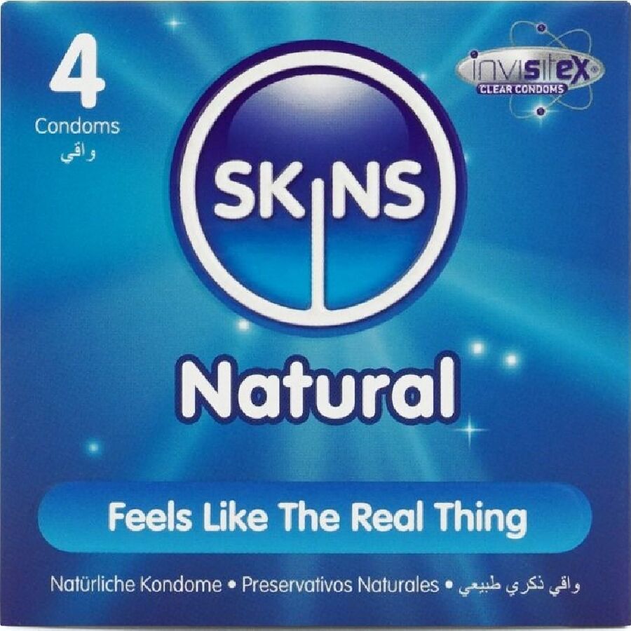 SKINS - NATURAL PREMIUM CONDOMS PACK 4 - My naughty haven #