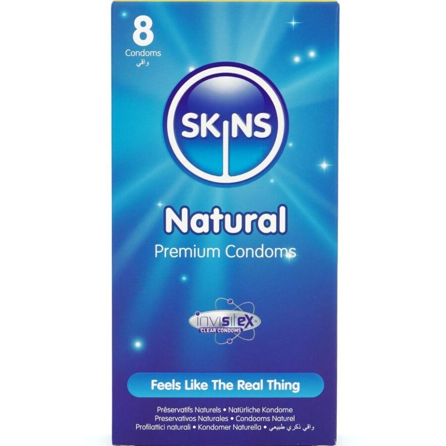 SKINS - NATURAL PREMIUM CONDOMS PACK 8 - My naughty haven #