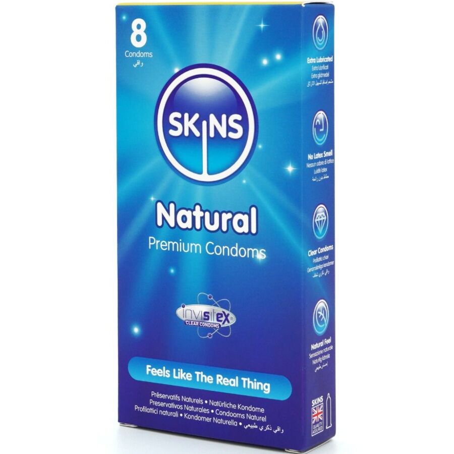 SKINS - NATURAL PREMIUM CONDOMS PACK 8 - My naughty haven #