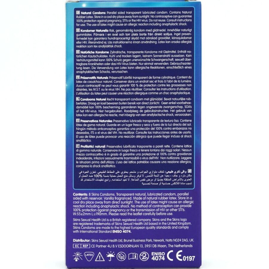 SKINS - NATURAL PREMIUM CONDOMS PACK 8 - My naughty haven #