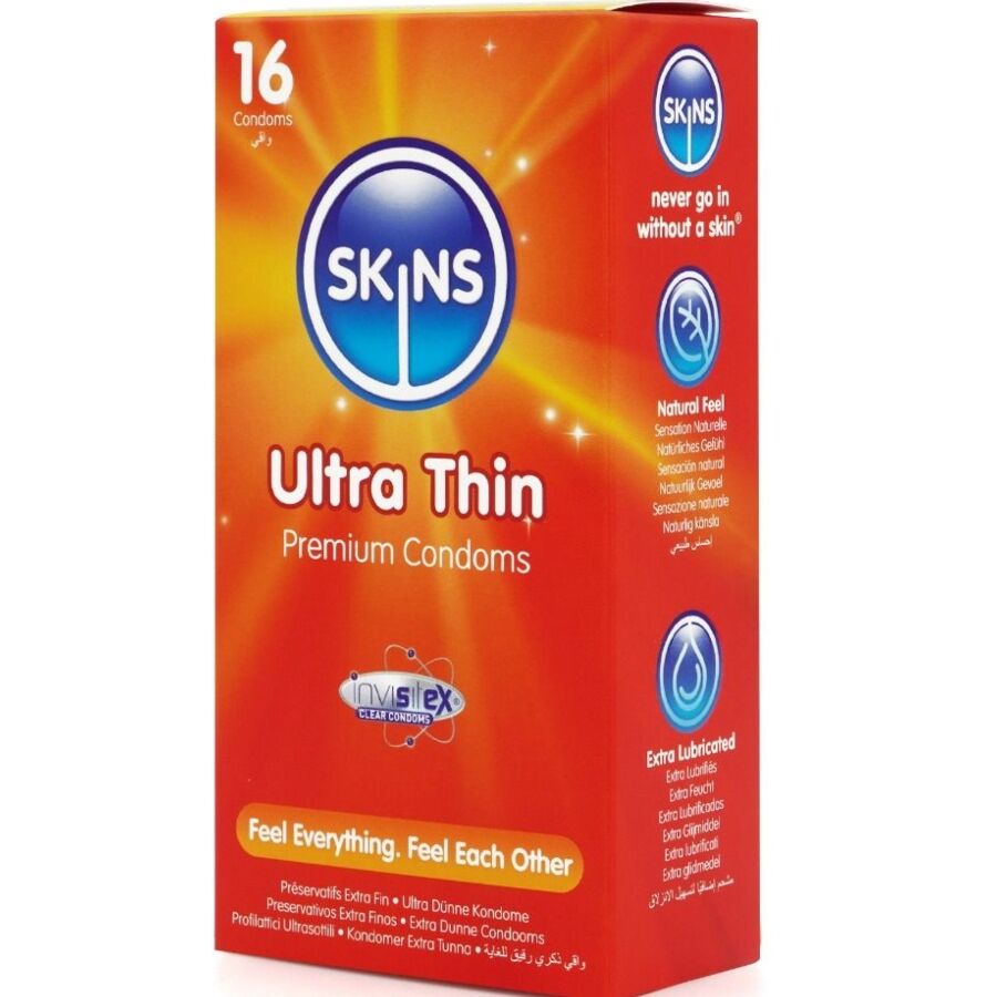 SKINS - ULTRA THIN PREMIUM CONDOMS PACK 16 - My naughty haven #