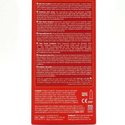 SKINS - ULTRA THIN PREMIUM CONDOMS PACK 16 - My naughty haven #