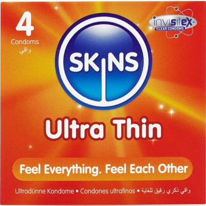 SKINS - ULTRA THIN PREMIUM CONDOMS PACK 4 - My naughty haven #