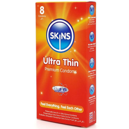 SKINS - ULTRA THIN PREMIUM CONDOMS PACK 8 - My naughty haven #