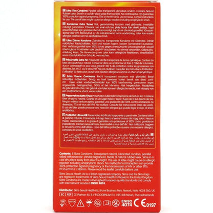 SKINS - ULTRA THIN PREMIUM CONDOMS PACK 8 - My naughty haven #