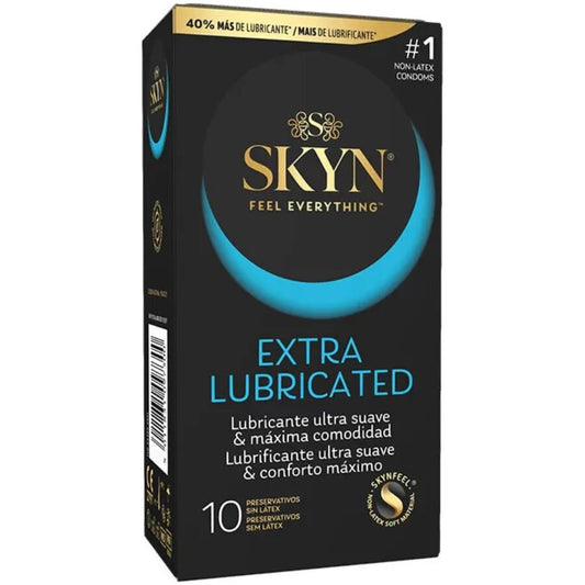 SKYN - EXTRA LUBRICATED CONDOM 10 UNITS - My naughty haven #