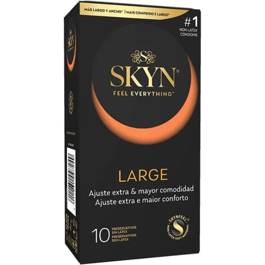 SKYN - LARGE EXTRA ADJUSTMENT CONDOMS 10 UNITS - My naughty haven #