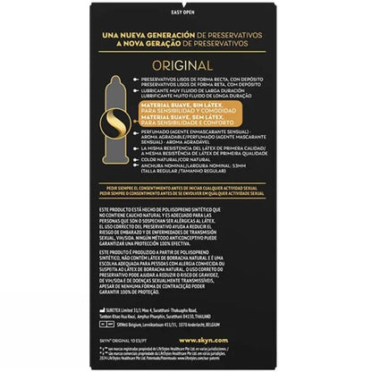 SKYN - ORIGINAL CONDOM NATURAL SENSATION 10 UNITS - My naughty haven #