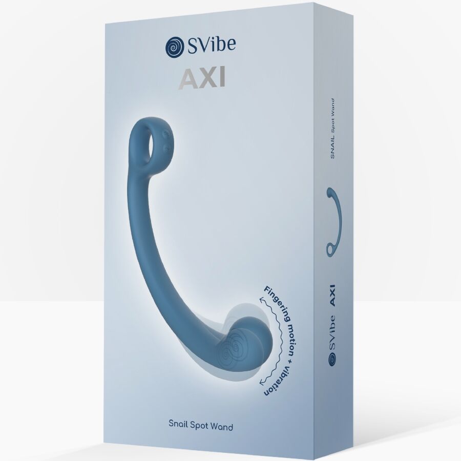 SNAIL VIBE - AXI VIBRATING MASSAGE WAND BLUE - My naughty haven #