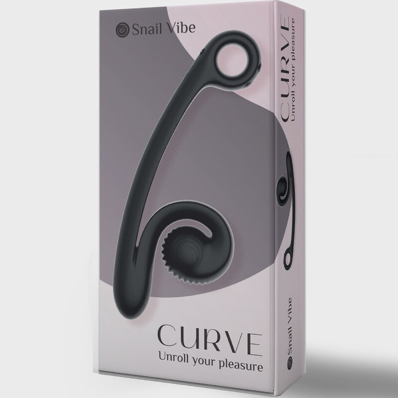 SNAIL VIBE - CURVE VIBRATOR BLACK - My naughty haven #